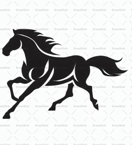 Galoppierendes Pferd